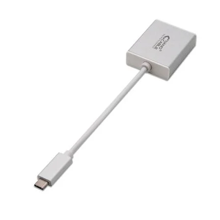 Nanocable Conversor USB-C a VGA Aluminio 10 cm